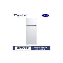 캐리어 클라윈드 화이트 2도어 냉장고 207리터 CRF-TD207WDA